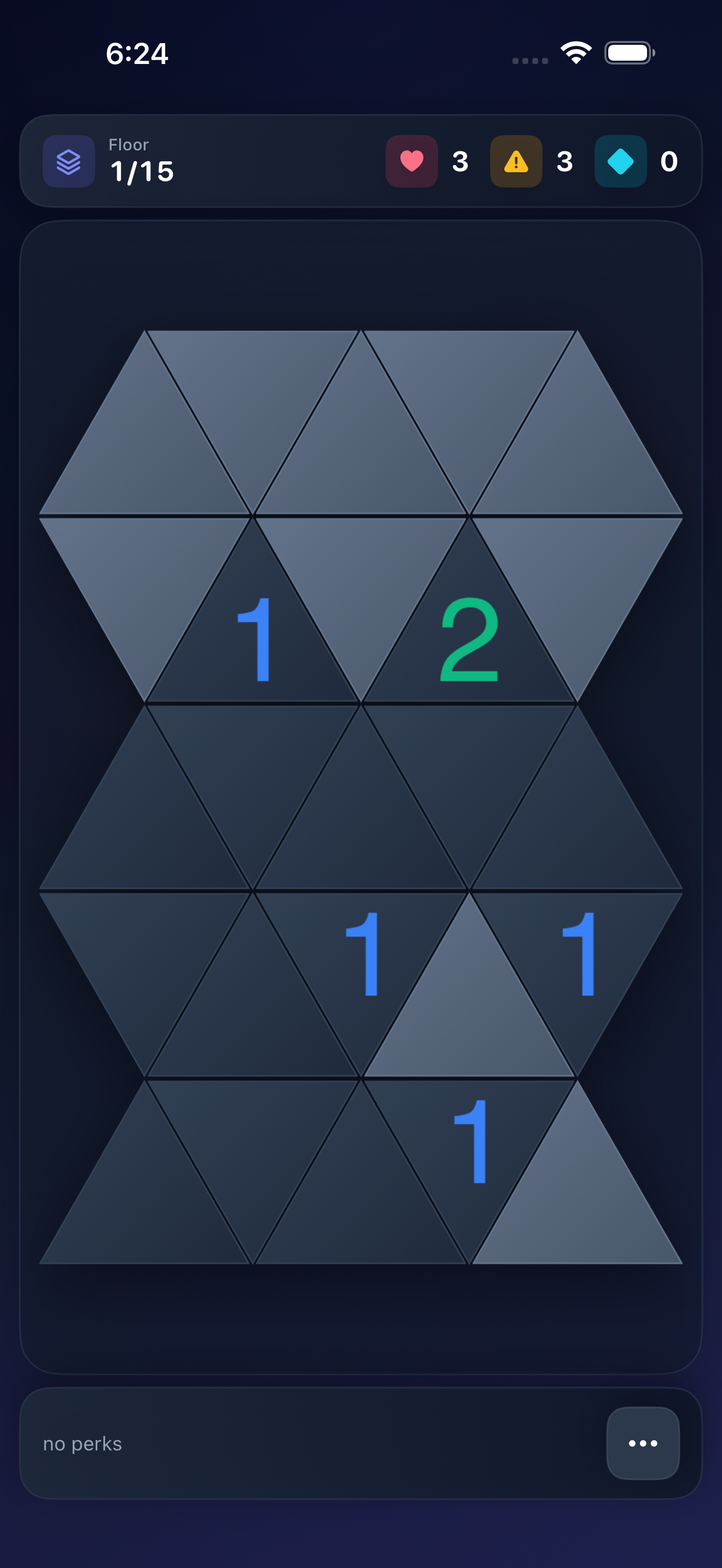 Triangle topology floor